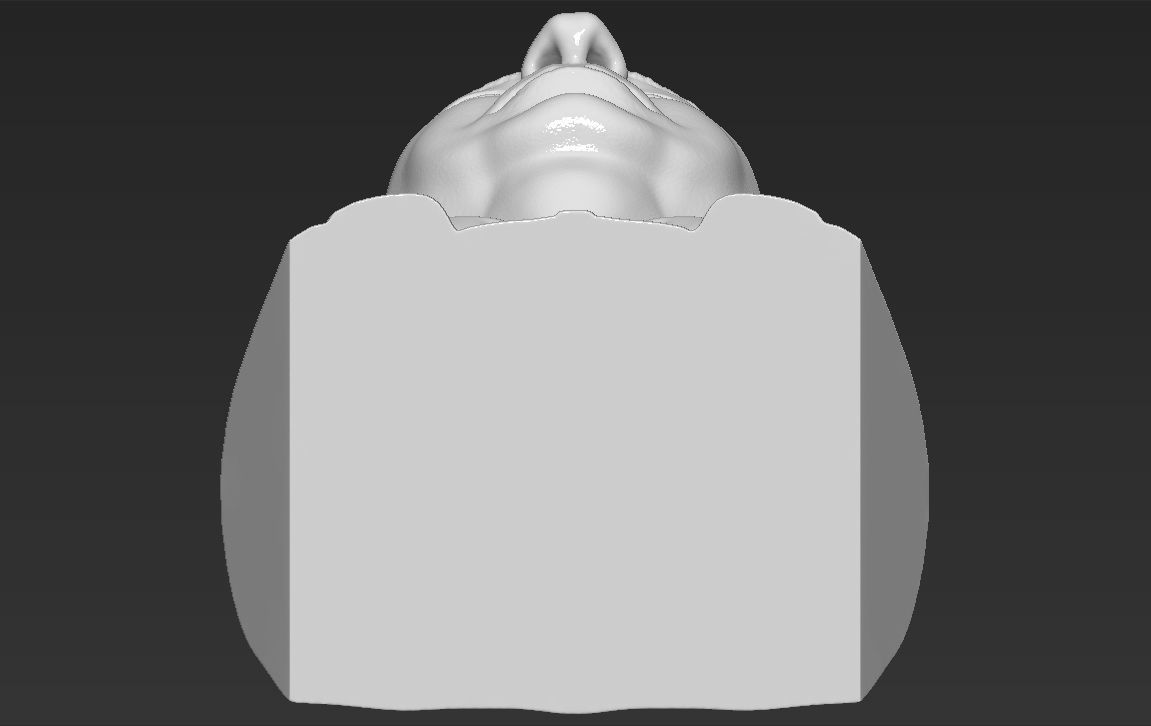 Alfred Hitchcock bust 3D printing ready stl obj formats 3D print model_26