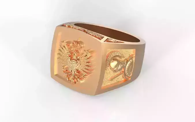 Italian coat of arms and  Athena 3D print model