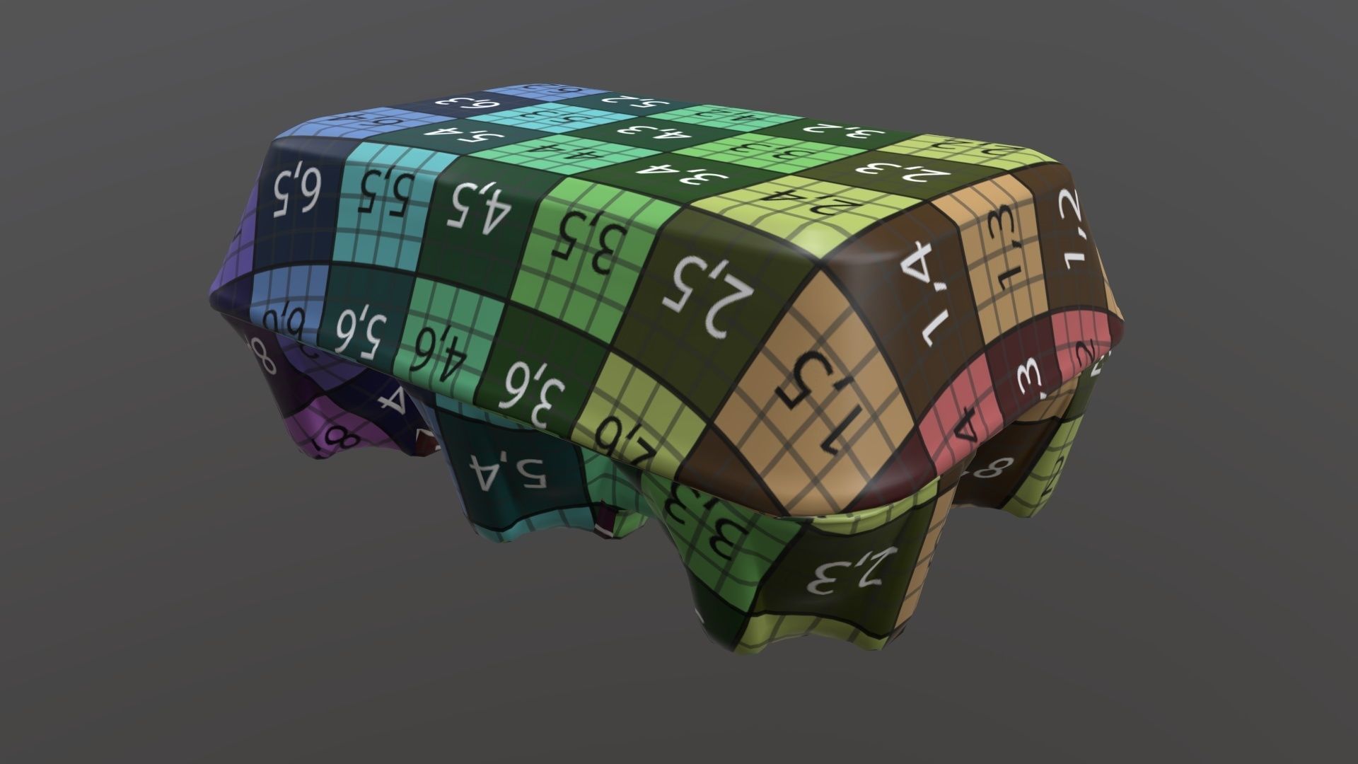 Egg paper mock-up cardboard package for 6 eggs 3D model_11