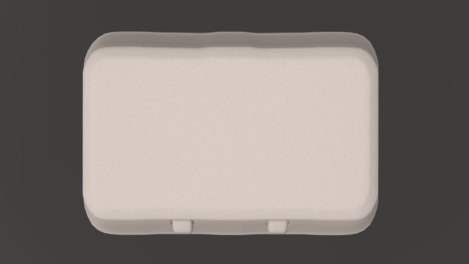 Egg paper mock-up cardboard package for 6 eggs 3D model_4