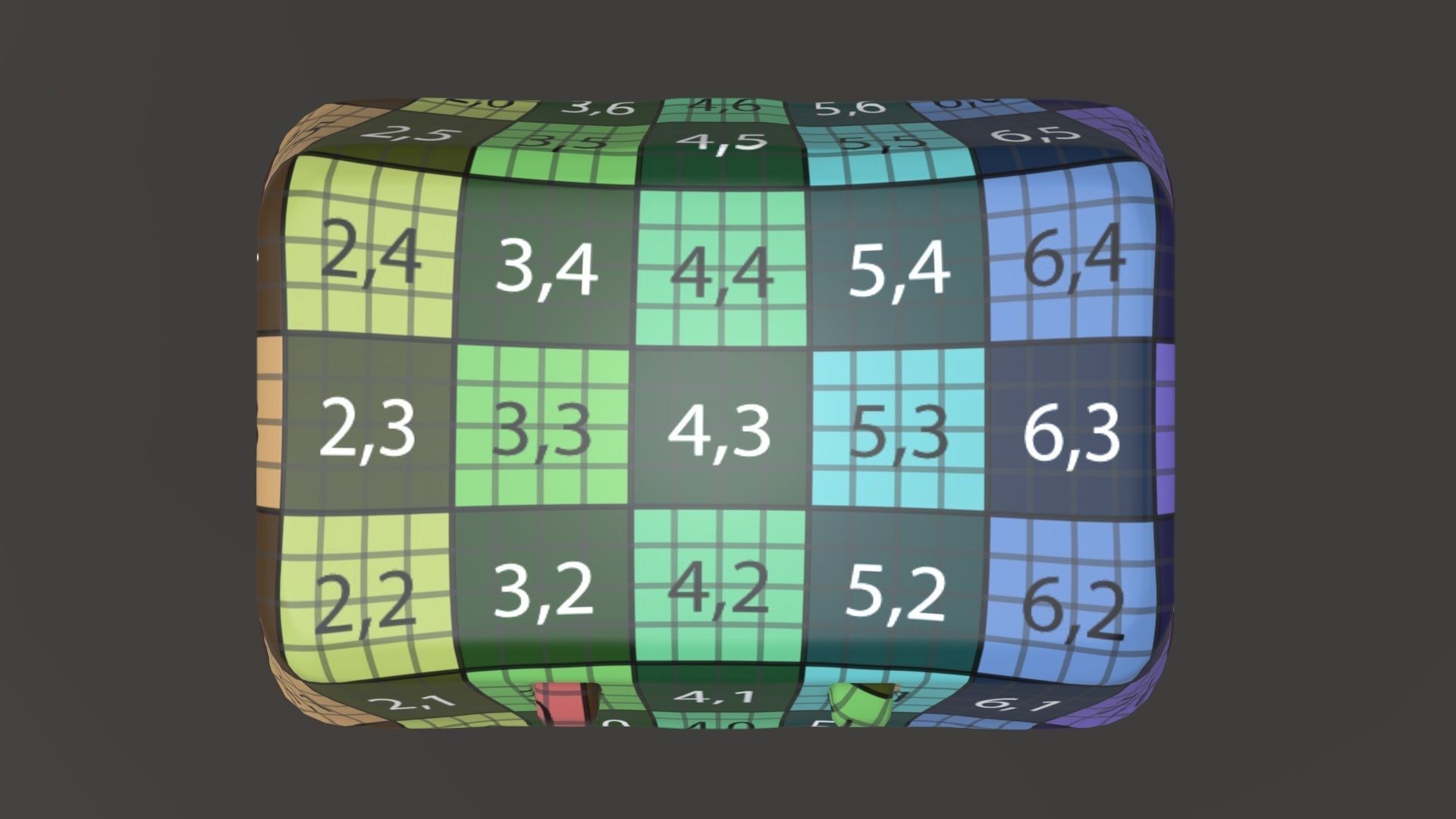 Egg paper mock-up cardboard package for 6 eggs 3D model_12