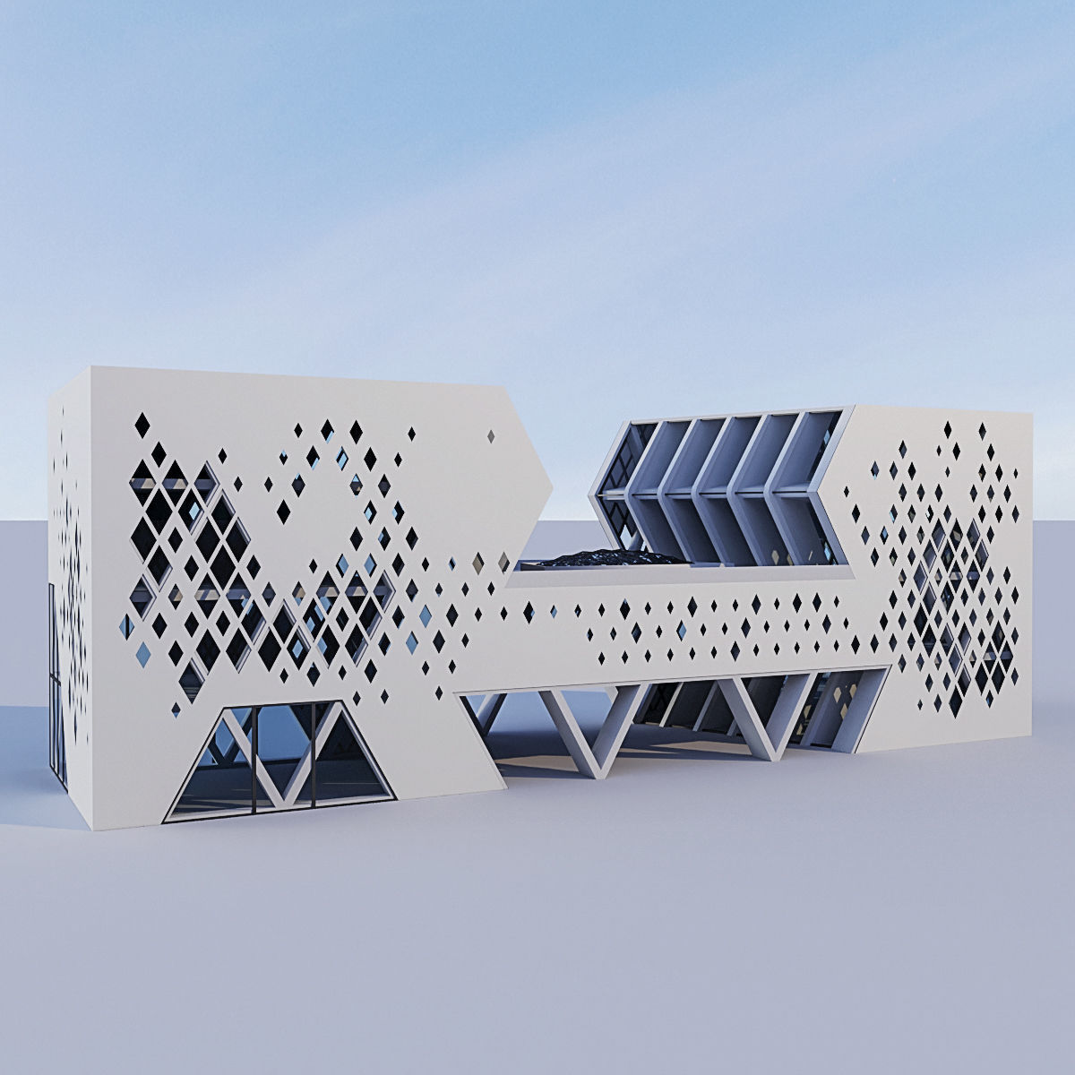 Futuristic building collection _51