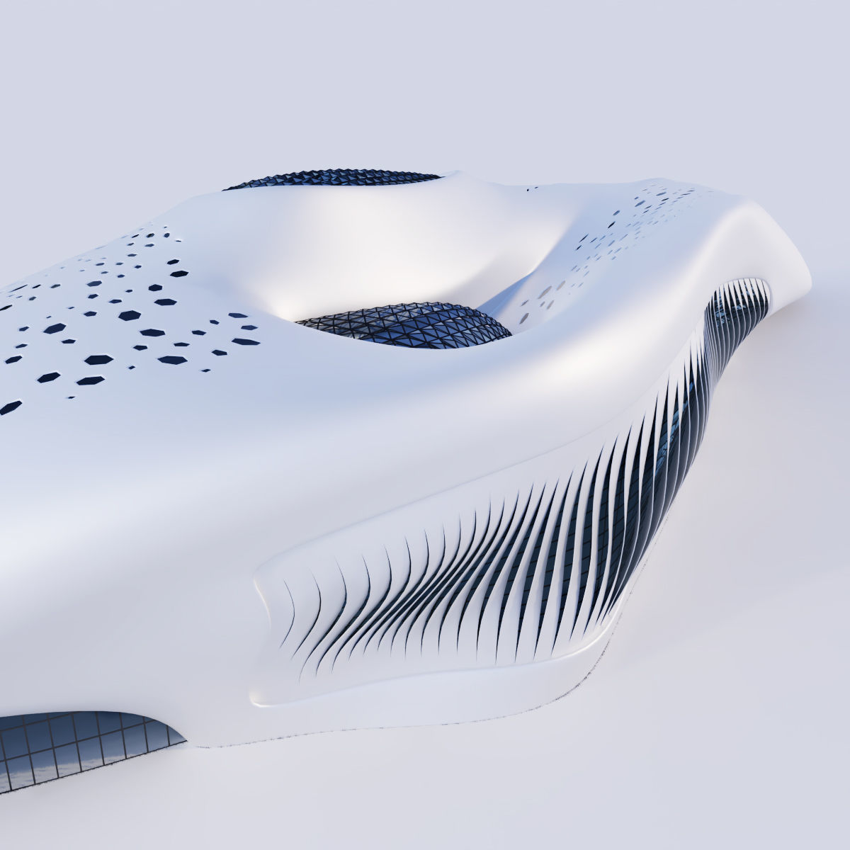 Futuristic building collection _16