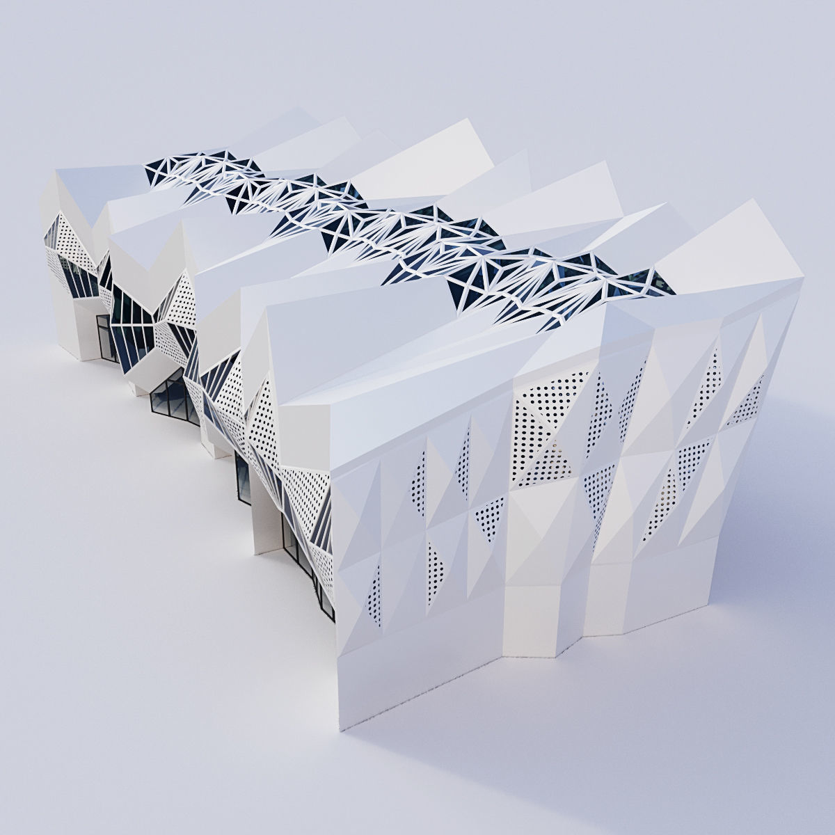 Futuristic building collection _62