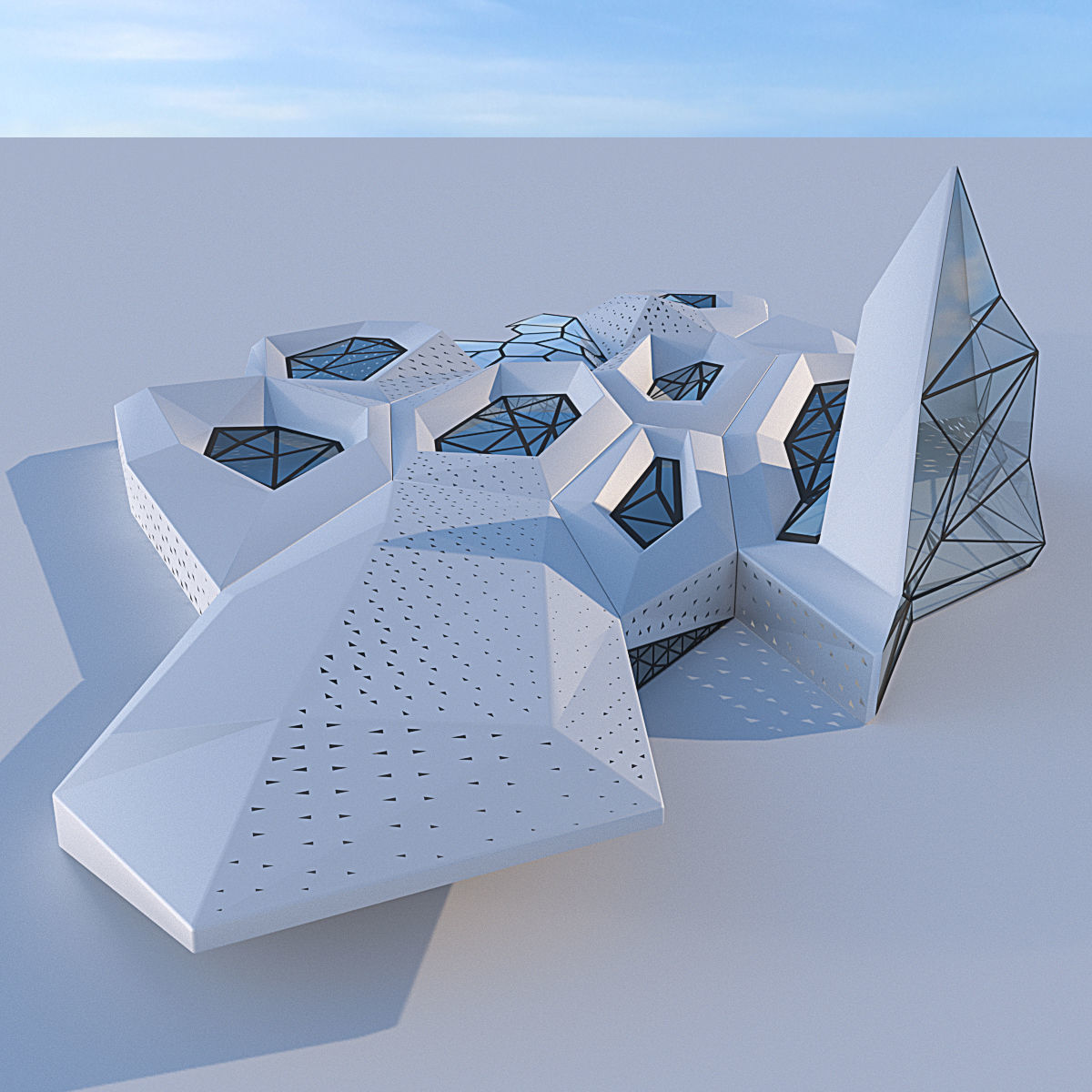 Futuristic building collection _42
