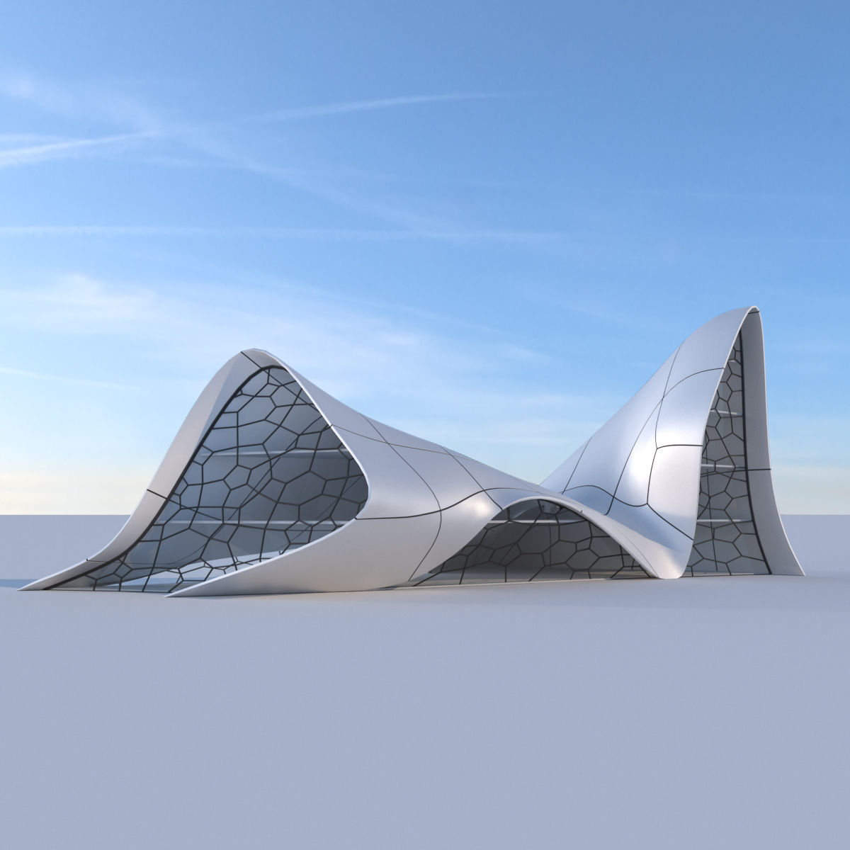 Futuristic building collection _43