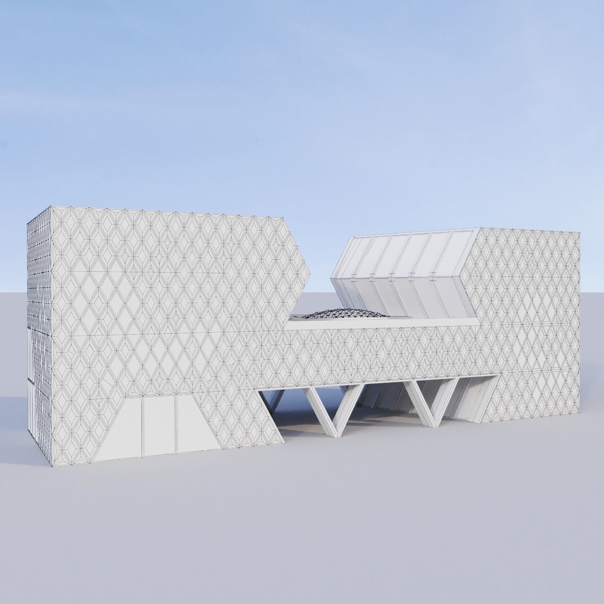 Futuristic building collection _55