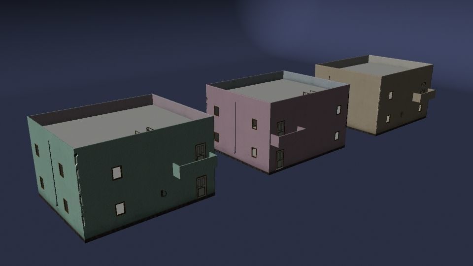 Interior and Exterior Buildings 3D model_13