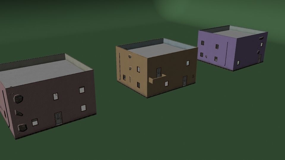 Interior and Exterior Buildings 3D model_17