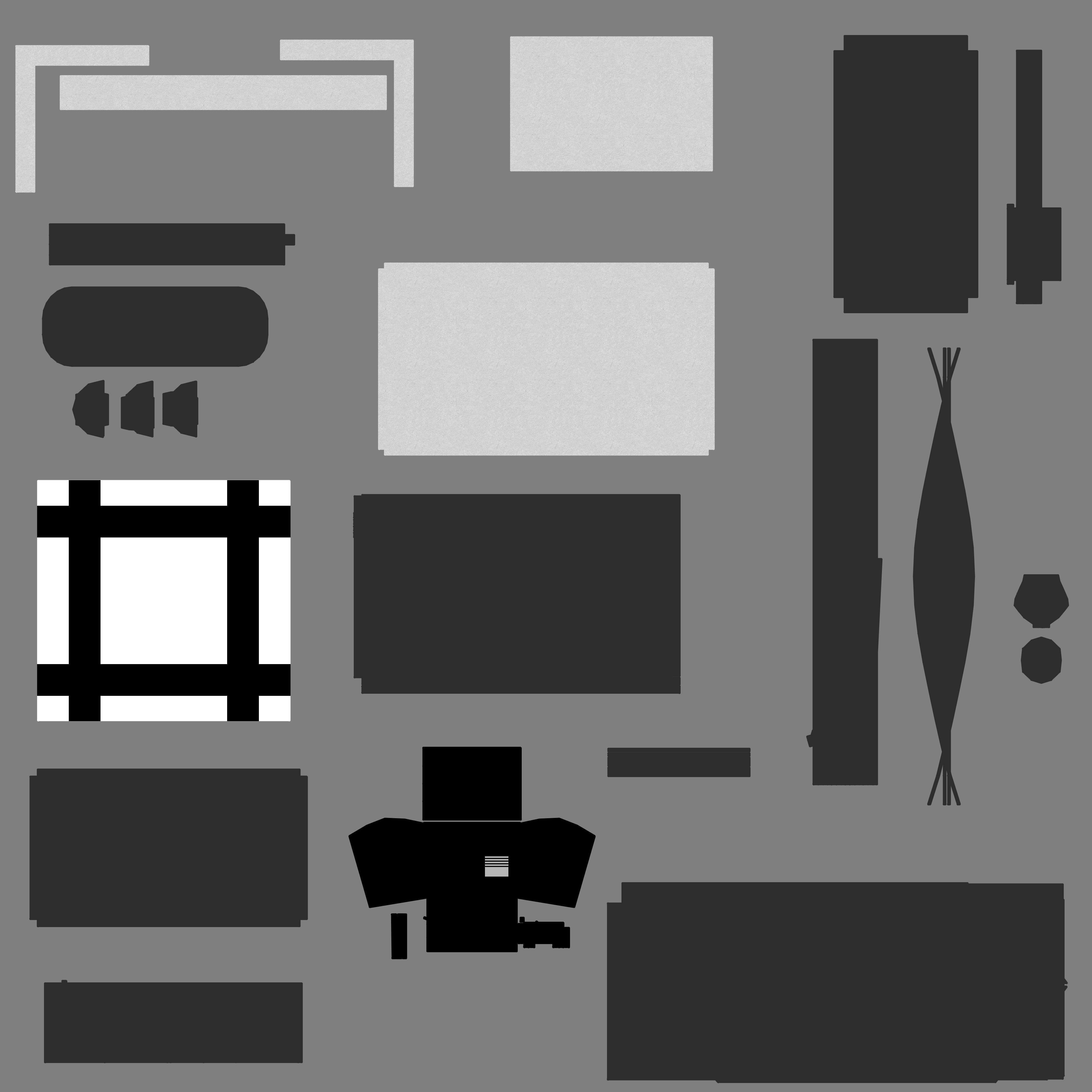 Interior and Exterior Buildings 3D model_57