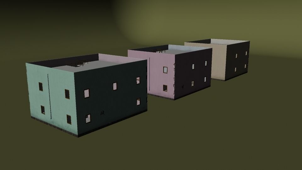 Interior and Exterior Buildings 3D model_10