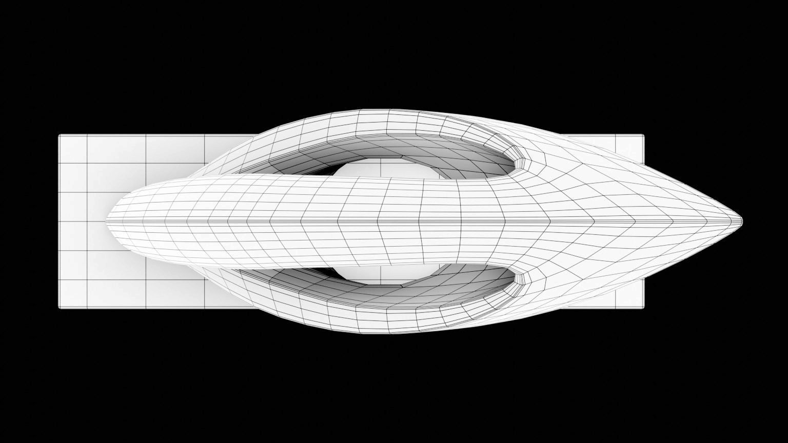Modern abstract sculpture 021 3D model_6