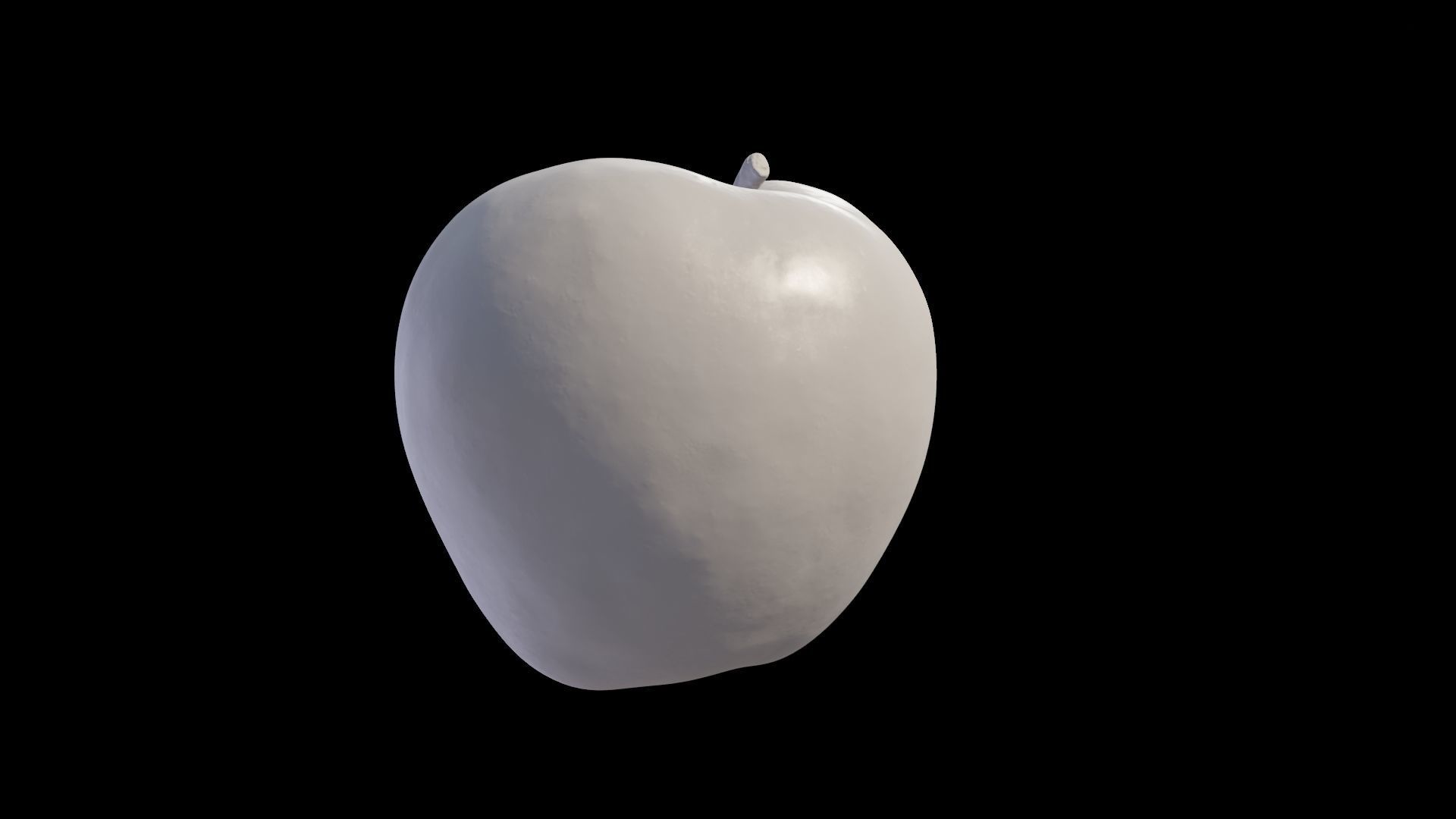 Redchief apple  Low-poly 3D model_6