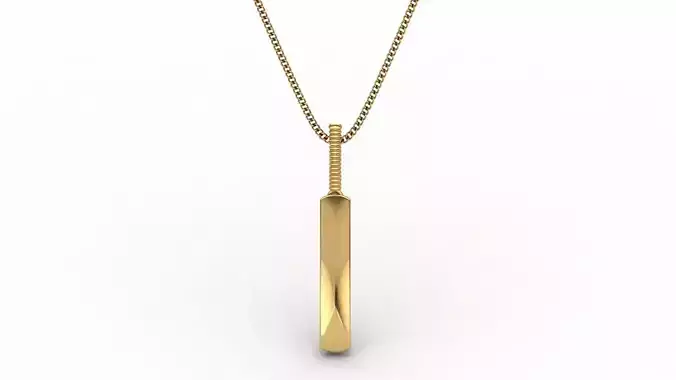Cricket bat pendant
