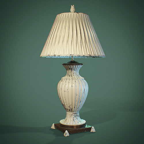 PBR Table Lamp Low-poly 3D model