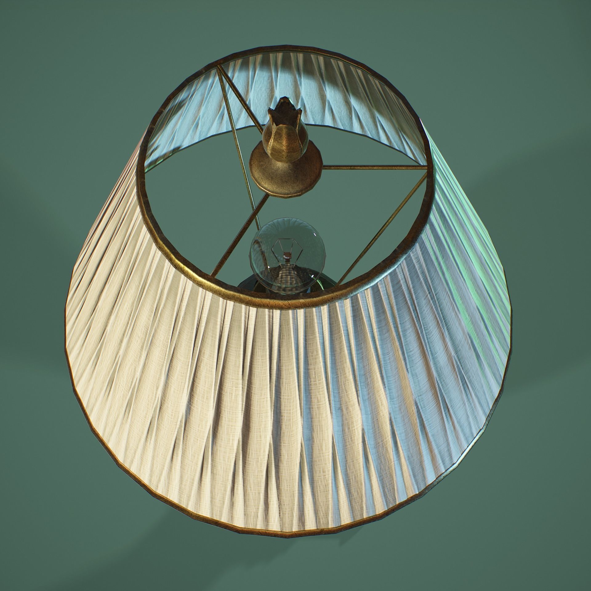 PBR Table Lamp Low-poly 3D model_3