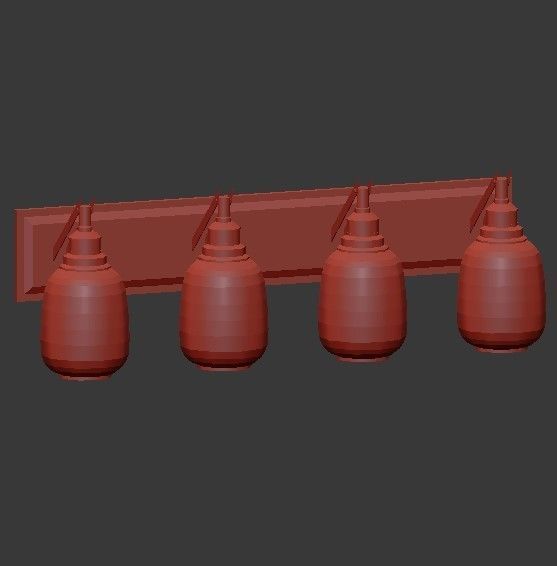 Untitled set of lamps 3D model_5