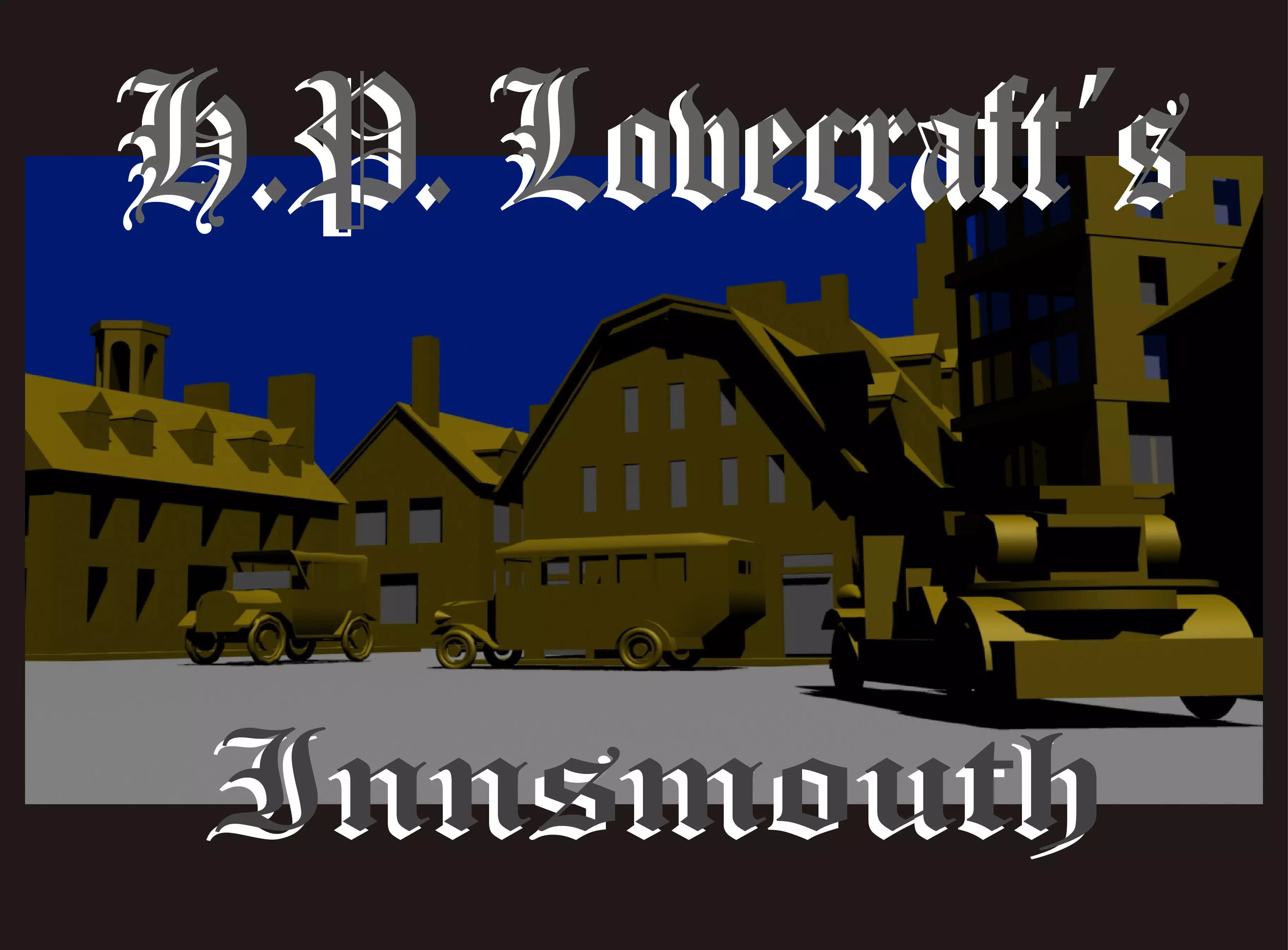 Lovecraft Innsmout Low-poly 3D model