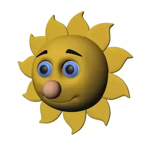 Sun cartoon