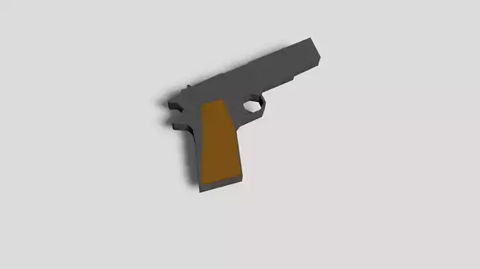 M1911 pistol - Low poly model
