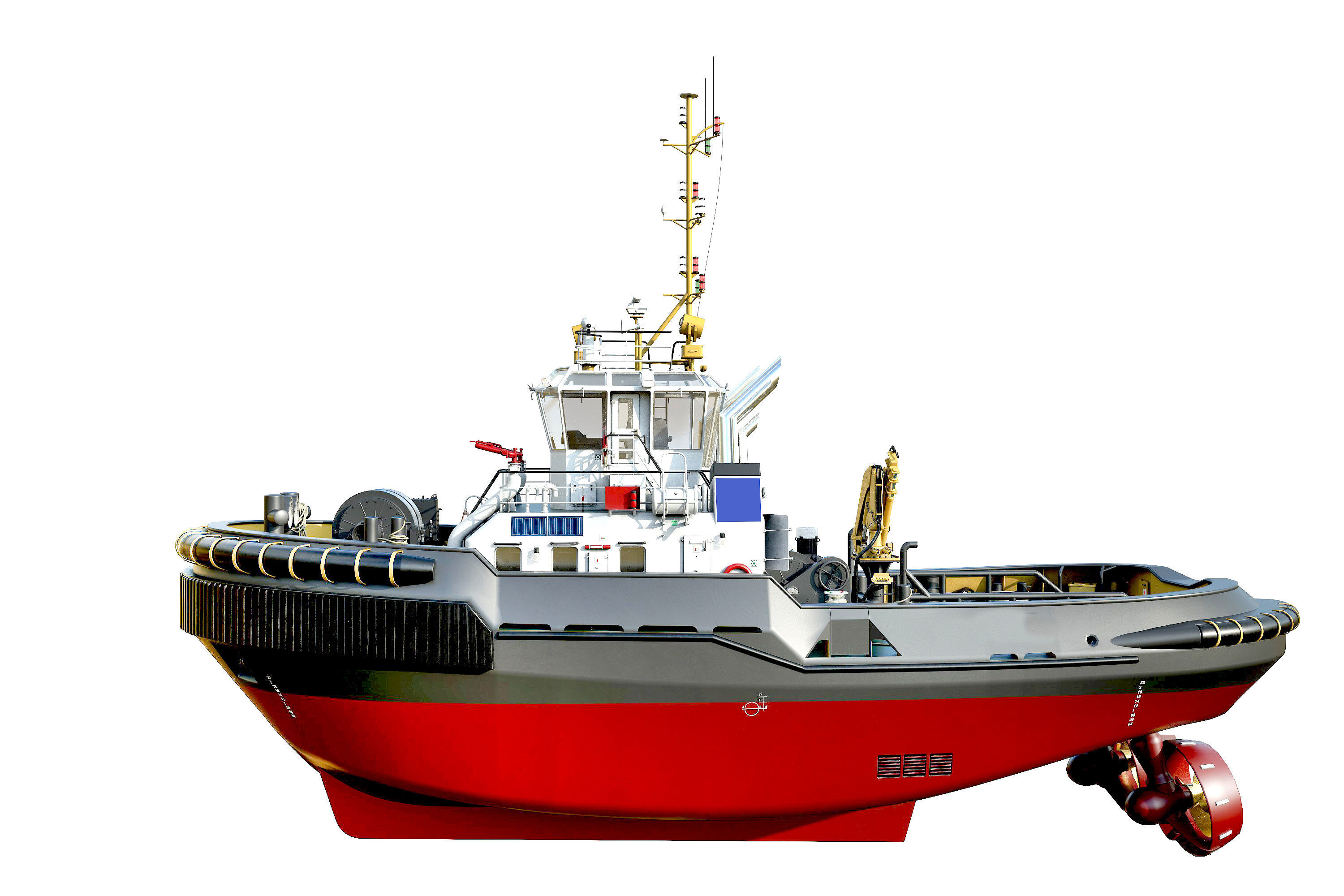 Tugboat   hquality 3D model_3