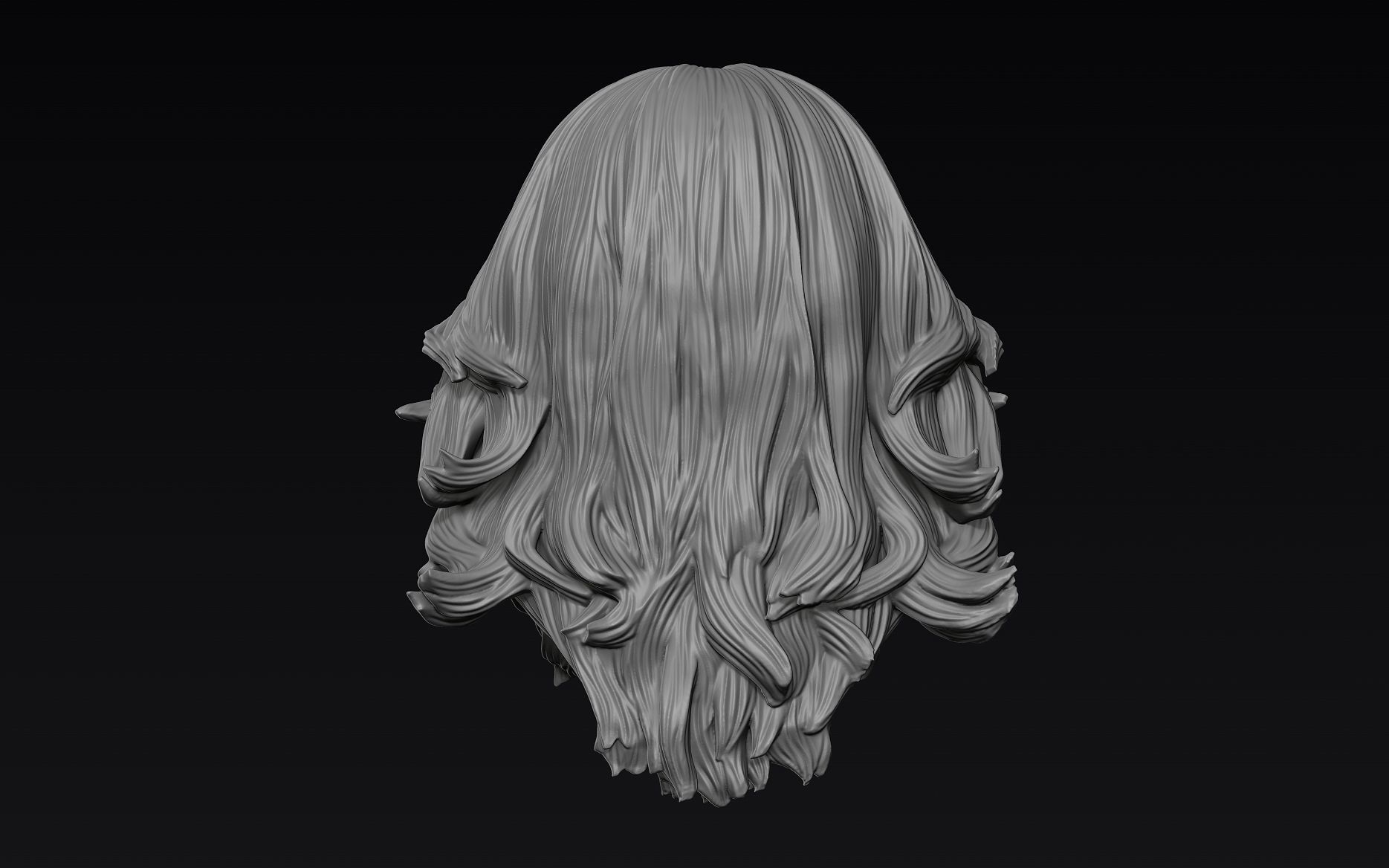 Hair 26 3D model_4