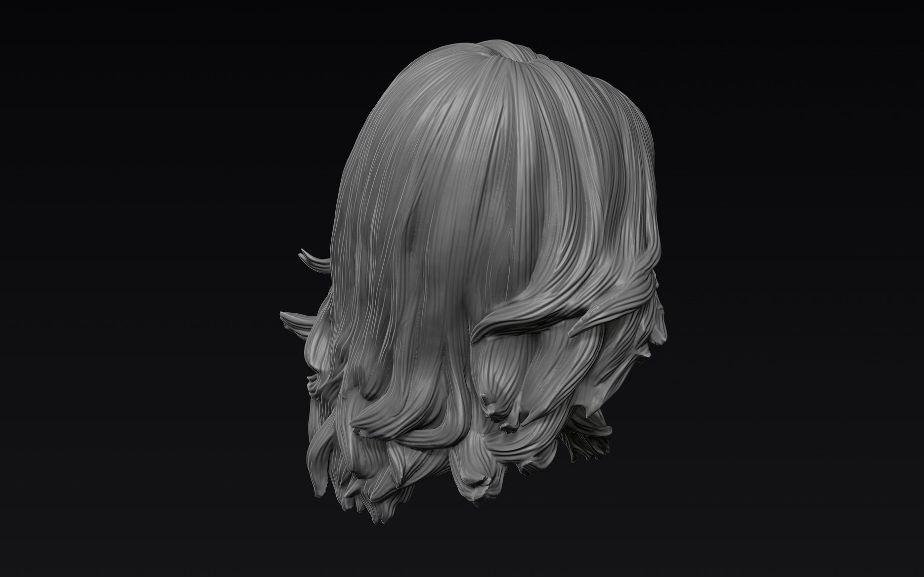 Hair 26 3D model_3