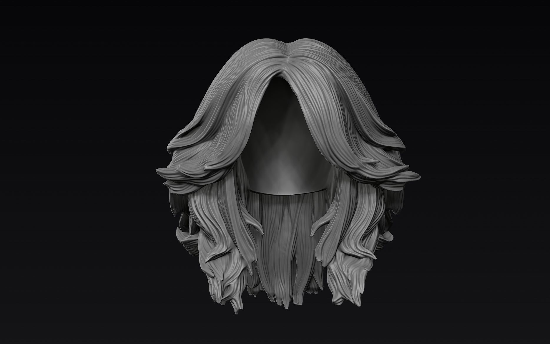 Hair 26 3D model_1