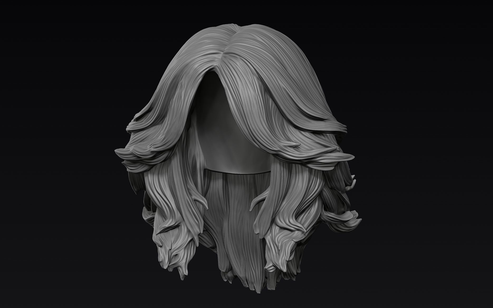 Hair 26 3D model_6