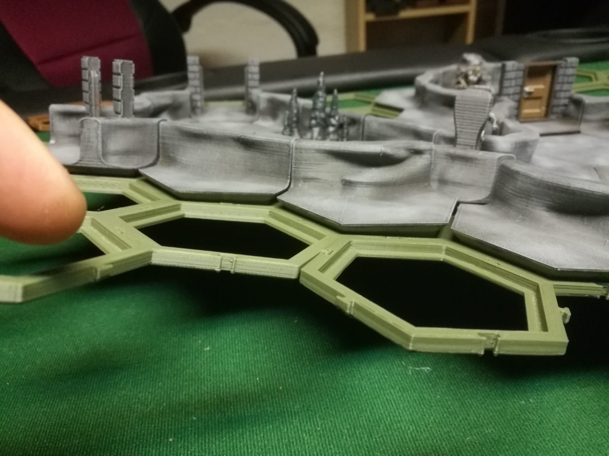 HC12 Base set 3D print cave dungeon for Dnd 28mm 3D print model_4