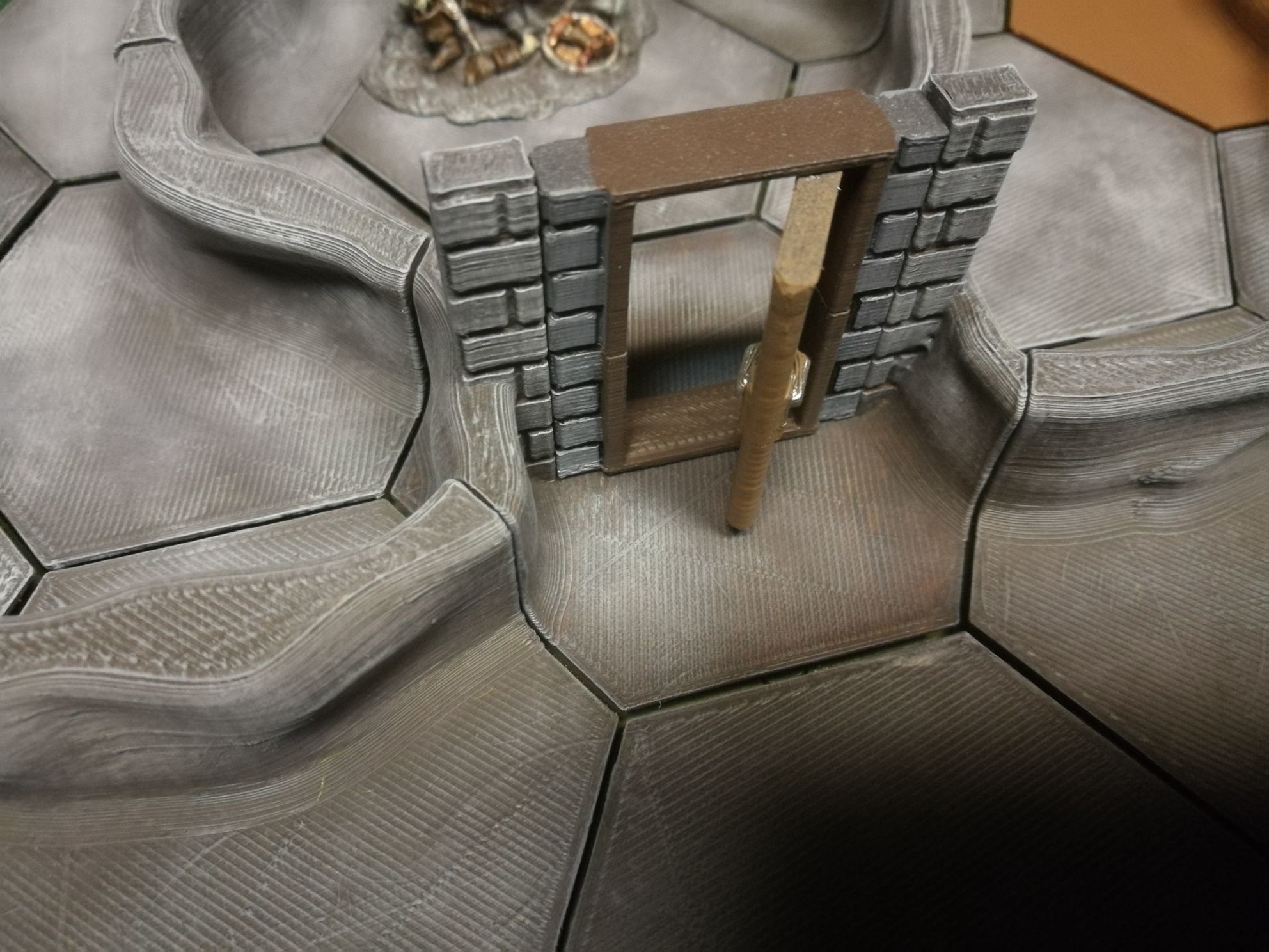 HC12 Base set 3D print cave dungeon for Dnd 28mm 3D print model_10