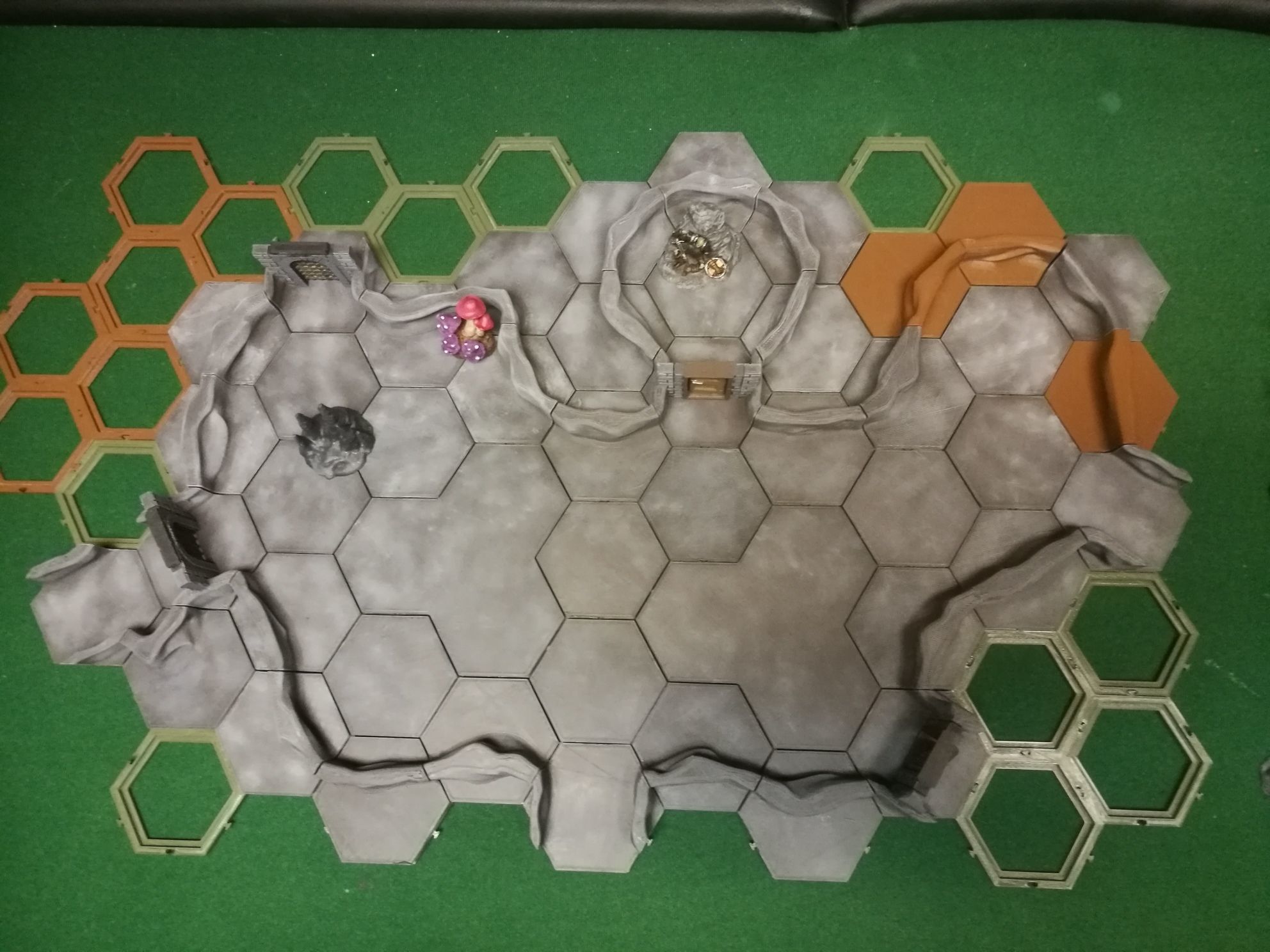 HC12 Base set 3D print cave dungeon for Dnd 28mm 3D print model_6