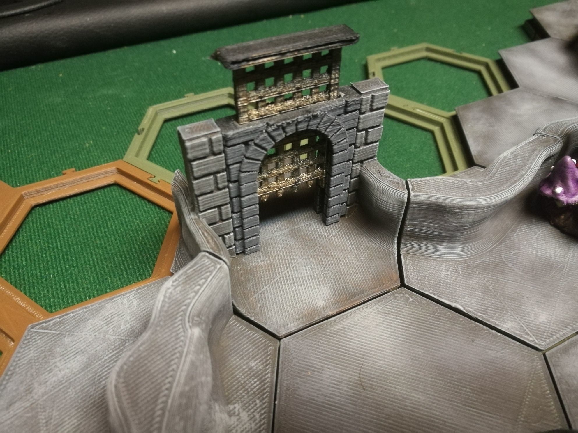 HC12 Base set 3D print cave dungeon for Dnd 28mm 3D print model_11