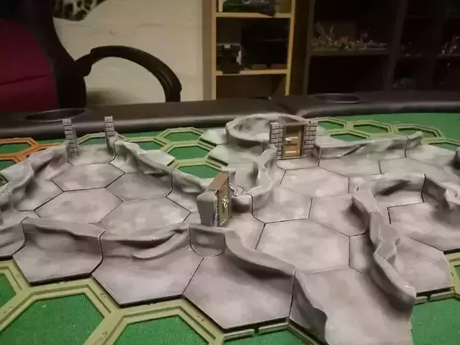 HC12 Base set 3D print cave dungeon for Dnd 28mm 3D print model