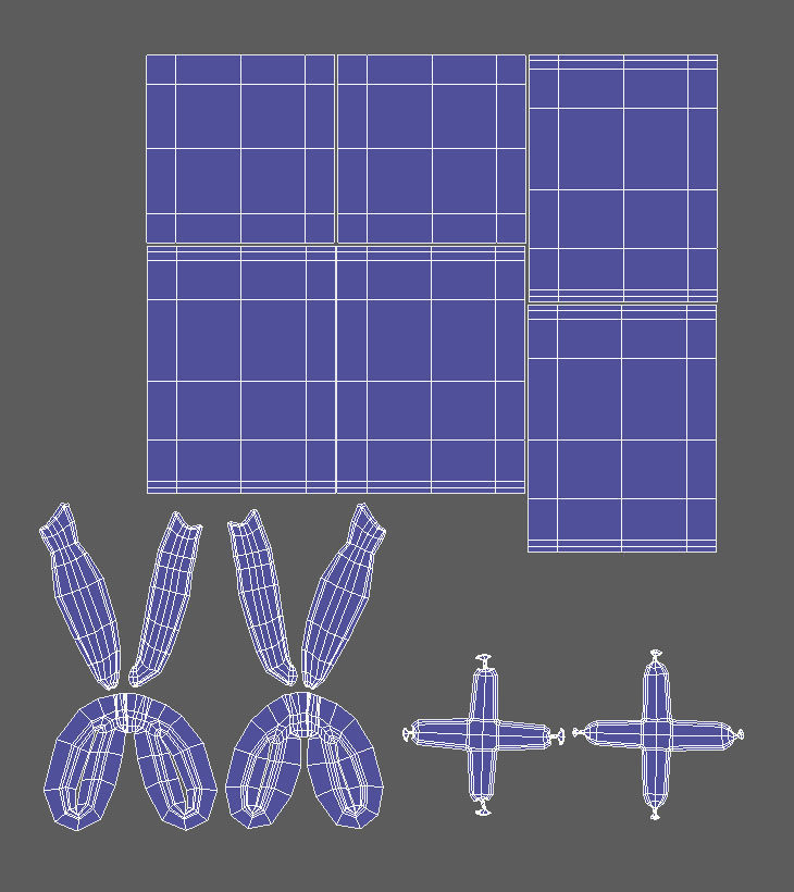 Gift cartoon Low-poly 3D model_6