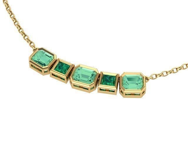 Emerald Pendant  3D print model