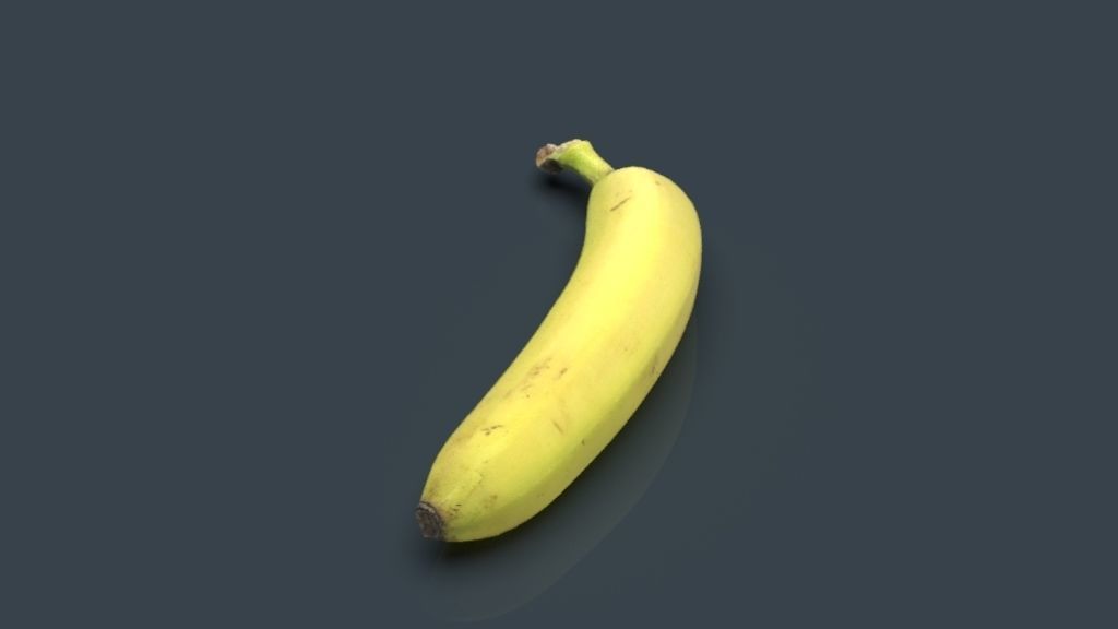 PLATANO banana Low-poly 3D model_9