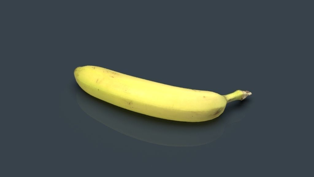PLATANO banana Low-poly 3D model_11