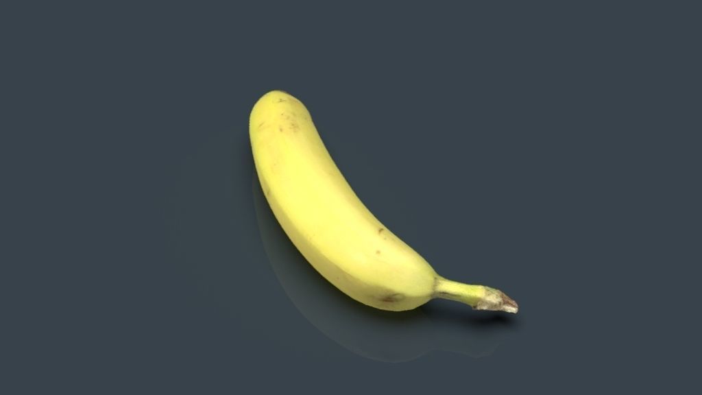 PLATANO banana Low-poly 3D model_12