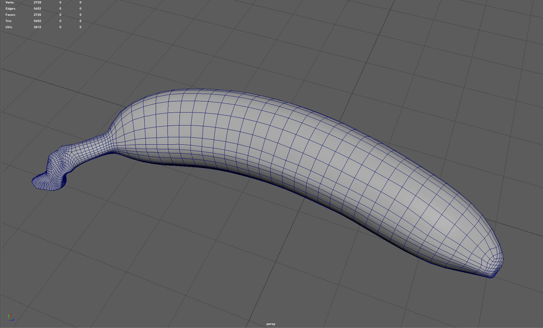PLATANO banana Low-poly 3D model_3