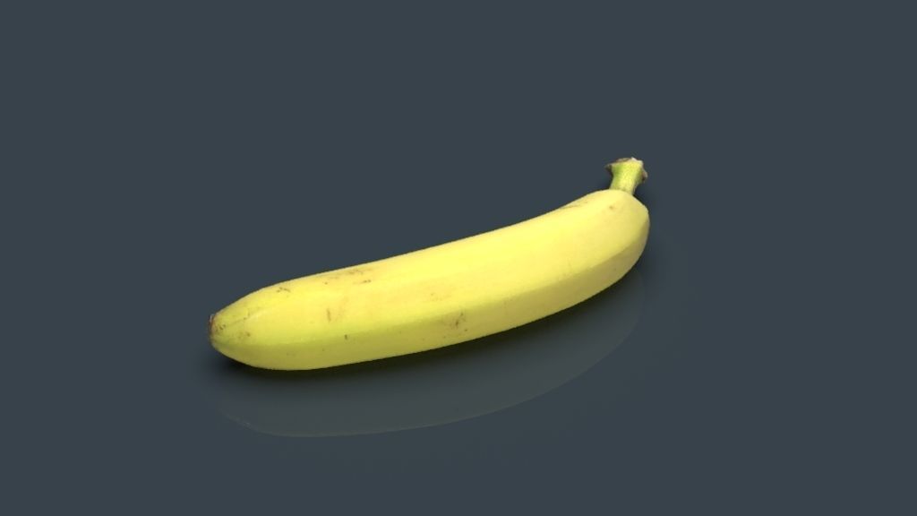 PLATANO banana Low-poly 3D model_10