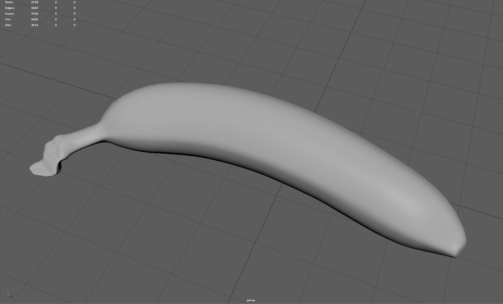 PLATANO banana Low-poly 3D model_4