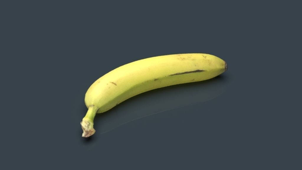 PLATANO banana Low-poly 3D model_14