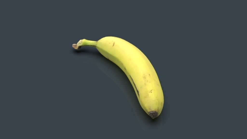 PLATANO banana Low-poly 3D model_8