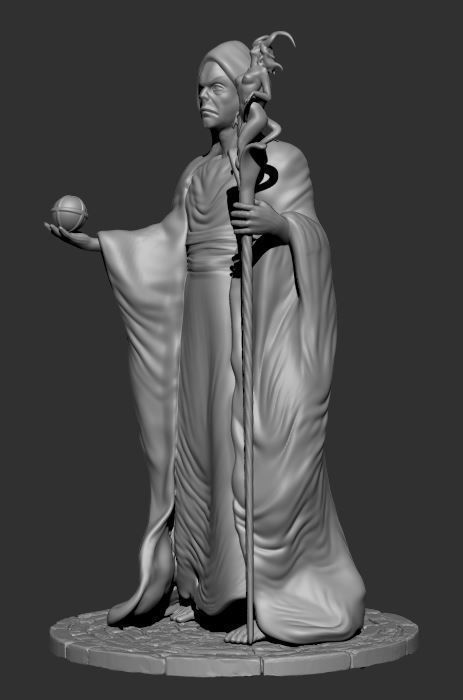 Old Wizard 3D Print 3D print model_3