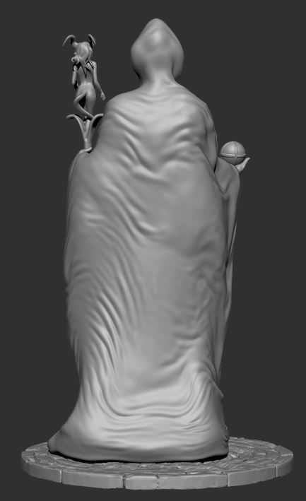 Old Wizard 3D Print 3D print model_4