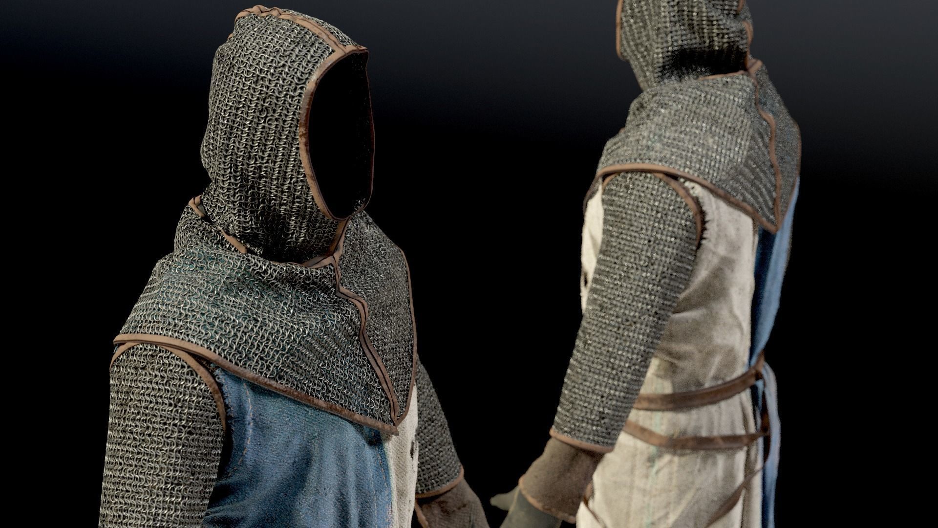 SOLDIER Medieval infantryman 3D model_7