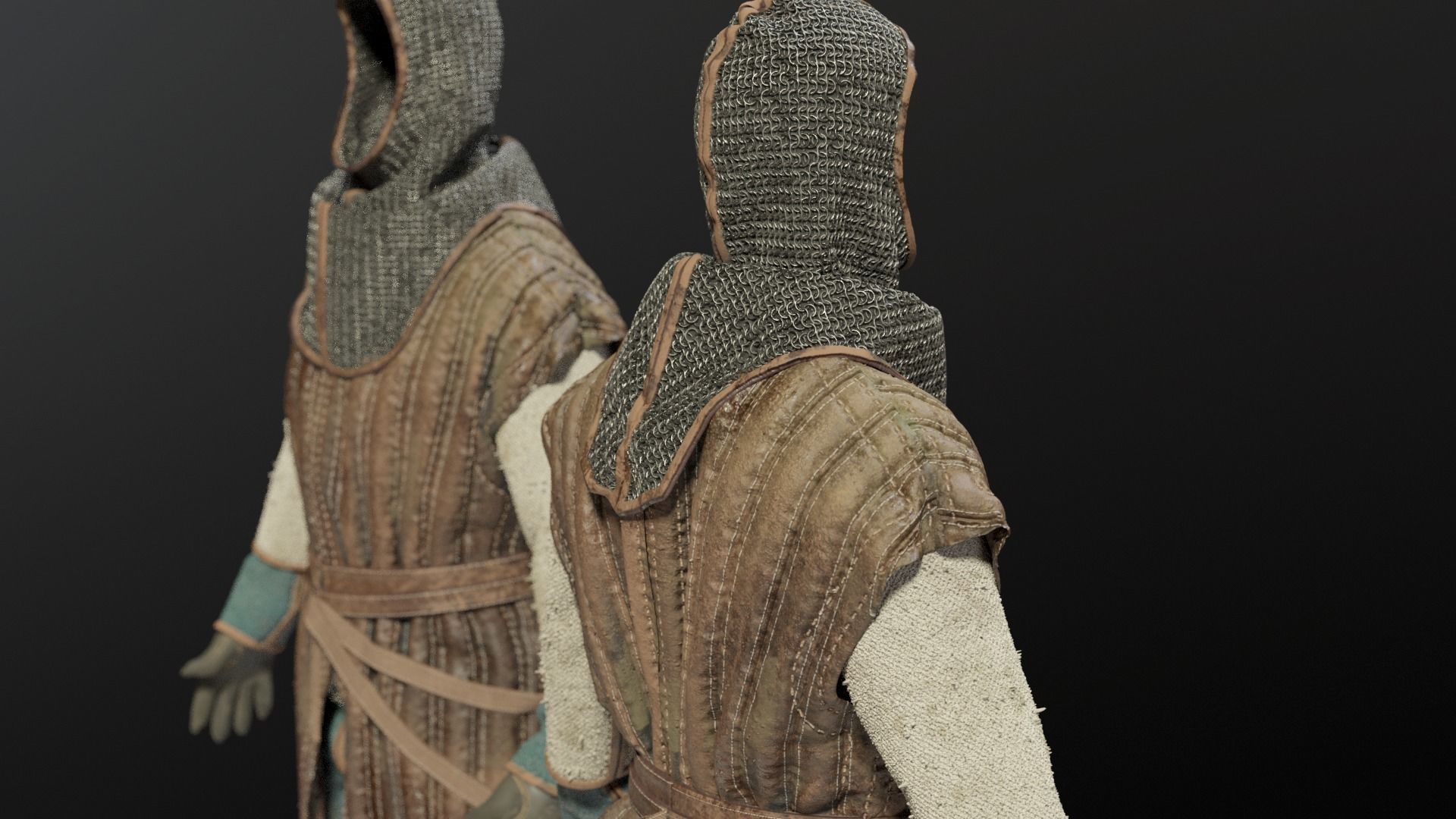 SOLDIER Medieval infantryman 3D model_24