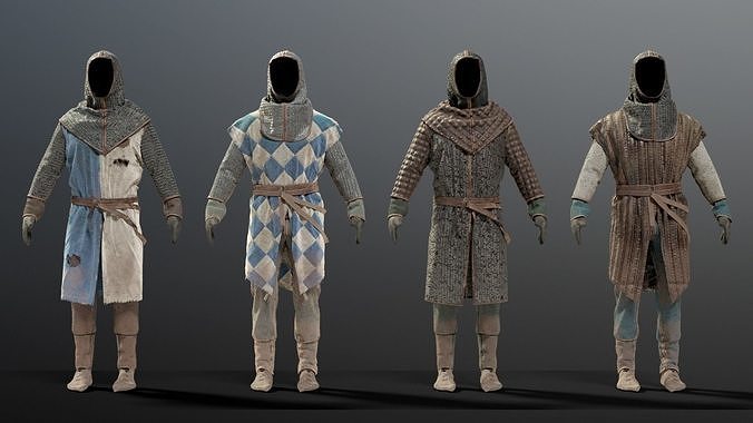 SOLDIER Medieval infantryman 3D model