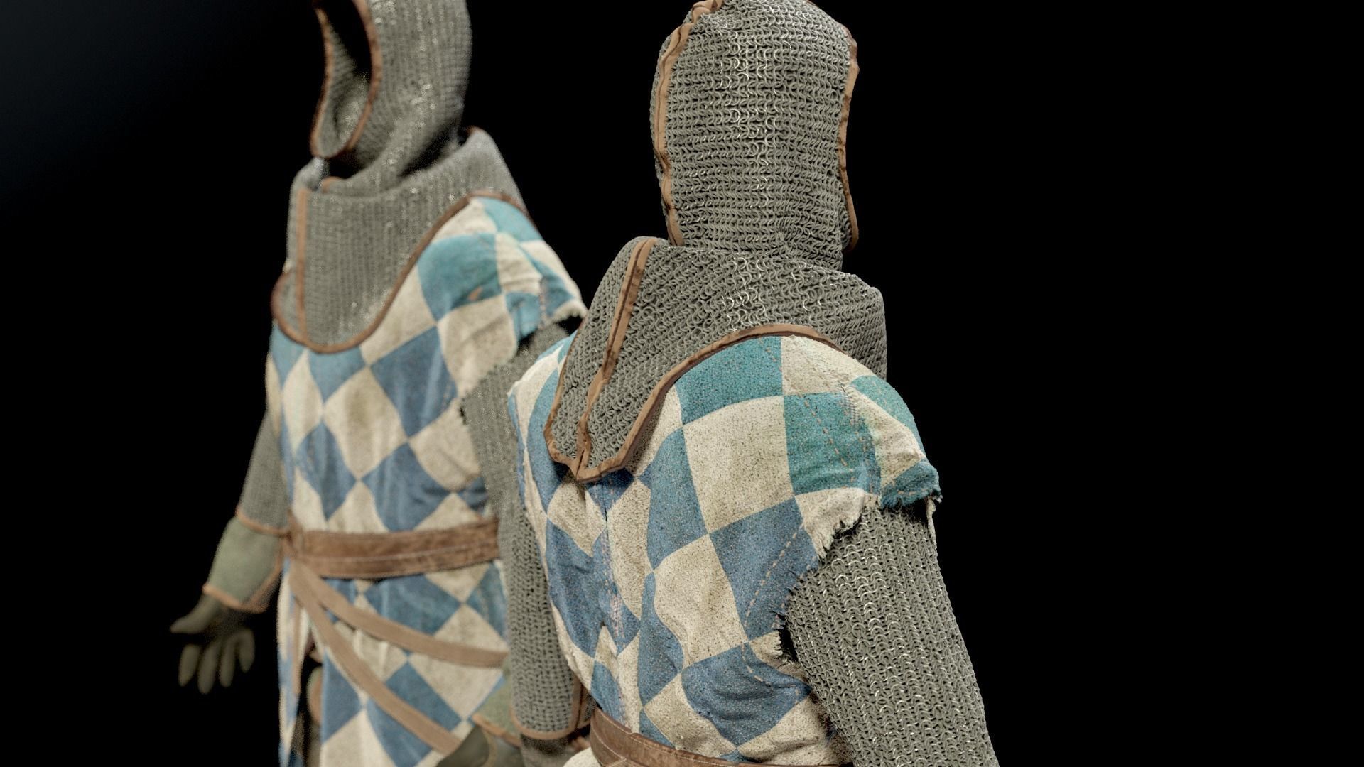 SOLDIER Medieval infantryman 3D model_14